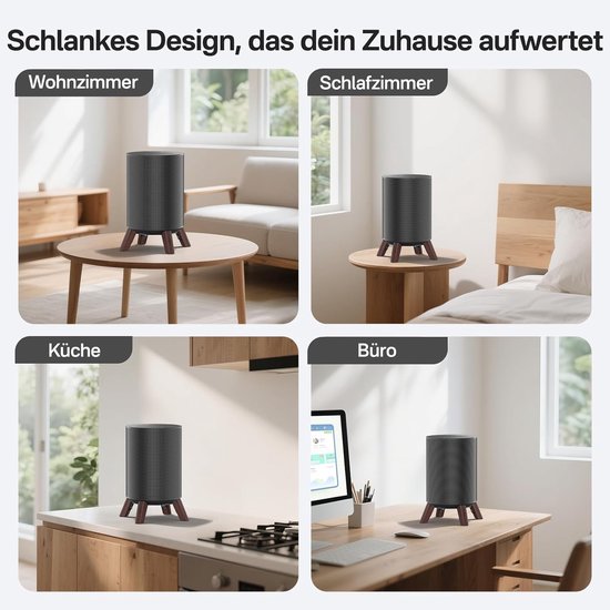 bureaustandaard voor Sonos Era 100 en Sonos Era 100 SL standaard, statief desktopluidsprekerstandaard met stabiele basis voor Sonos Era 100 standaard, 2 stuks — afbeelding 5