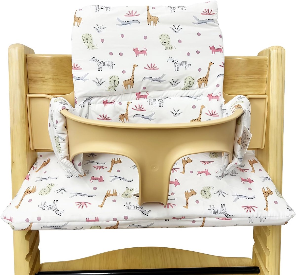 Kinderstoelkussen, compatibel met Stokke Tripp Trapp, vervangende hoes met kunststof coating, zacht zitkussen voor baby's en peuters