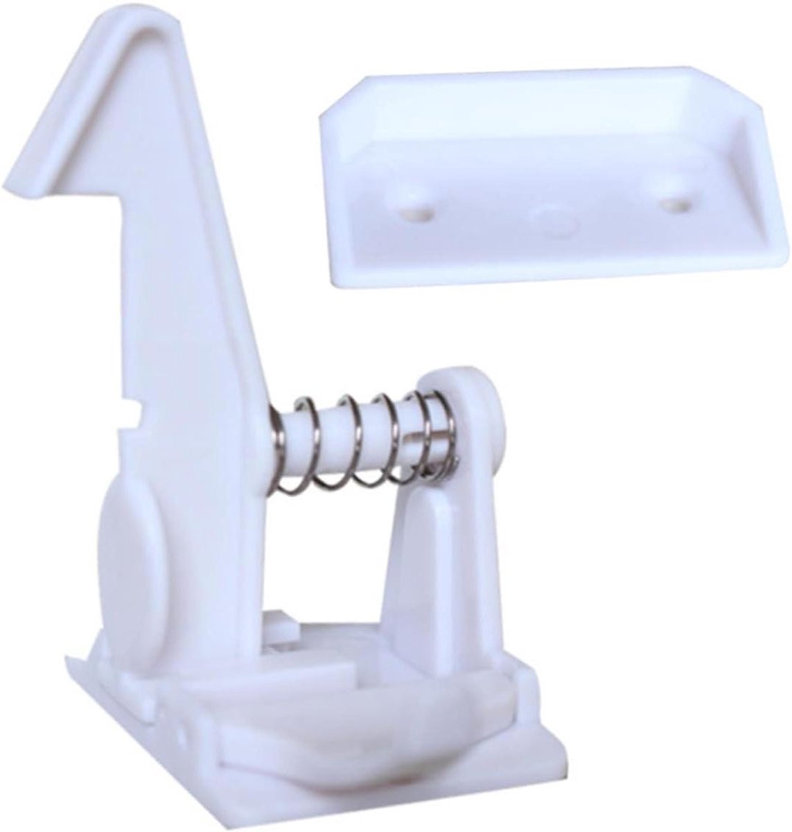 Kastsloten Veiligheidssloten - Kindersloten Ladesloten - Huis Beveiligen - Zonder Boren - 3.8 cm - Wit