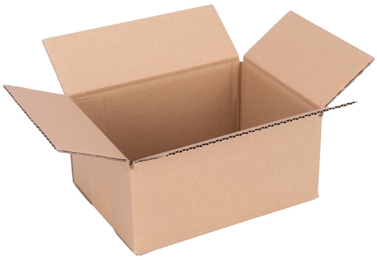 Omgoods - 100 Stuks Vouwdozen 200x150x90 mm - Sterke Verzenddozen voor Diverse Toepassingen