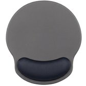 Techidna - Ergonomische Muismat met Polssteun - Grijs & Zwart - Gelkussen - Antislip - Compact