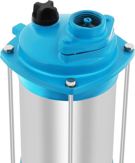 Centrifugaalpomp Huiswater - Tuinpomp Hogedrukpomp - Water Voorziening - Roestvrijstalen Constructie - 4000 l/u 110 m - Zilver — afbeelding 4