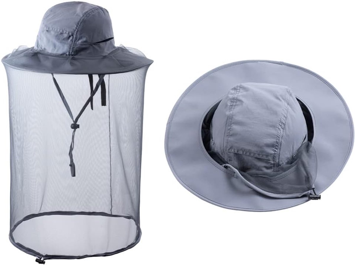 Hoed Bug Insect Hoeden Met Netting Imker Bijenteelt Bijen Sluier Hoed Safari Wandelen Tuinieren Mesh Cap Hood