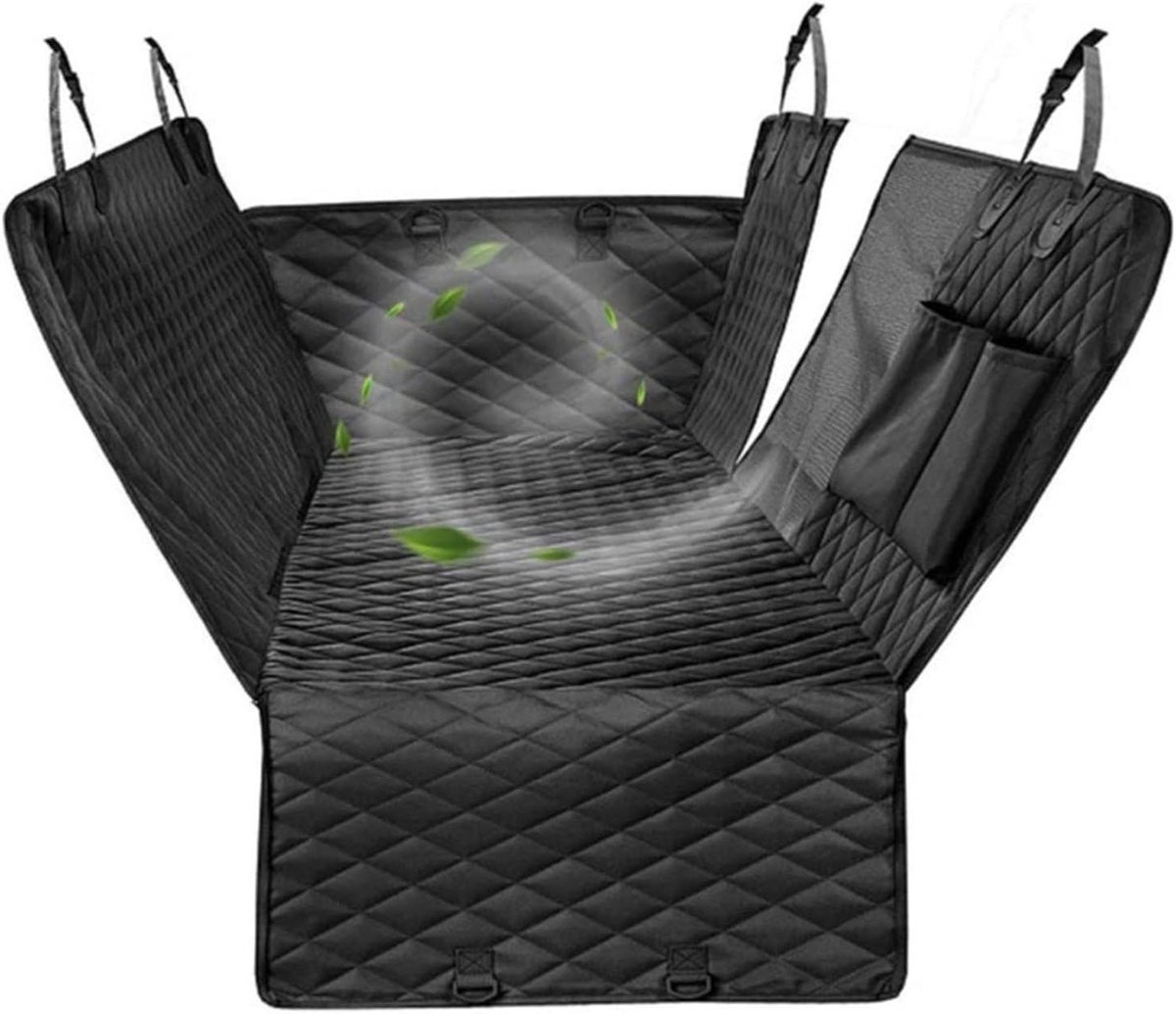 Hond Autostoelhoes - Huisdier Stoelbeschermer - Veilig Reizen - Waterdicht Nylon Materiaal - 143 x 153 cm - Zwart