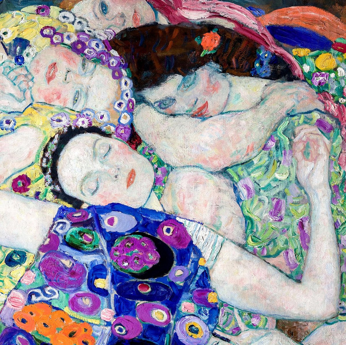 De Maagd - Gustav Klimt poster 30 x 40 cm
