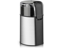 Elektrische Kruidenmolen - Koffiemolen Kruidenmaler - Maaltijdvoorbereiding - RVS Maalwerk - 18.5x10.5x9cm - Zilver
