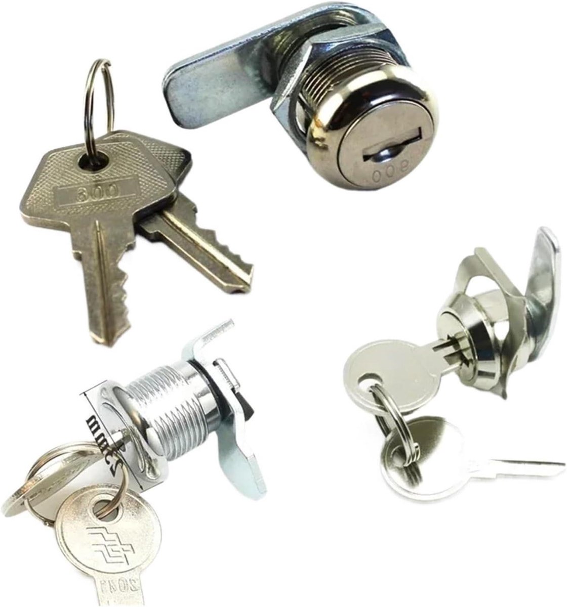 Kassalade Slot - Meubelbeslag Slot - Kasten Beveiligen - Verschillende Sleutels - 25 mm - Chroom