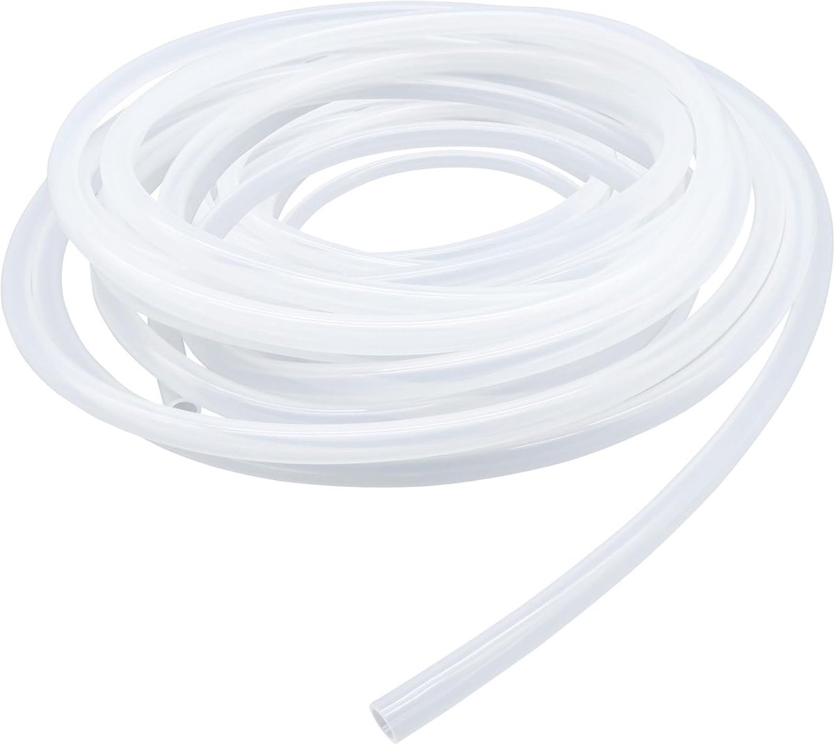 Voedselveilige transparante siliconen buis, afmeting 12 mm x 16 mm, lengte 11 m (30,1 ft), dikte 2 mm. Flexibele rubberen slang voor lucht/waterleidingen