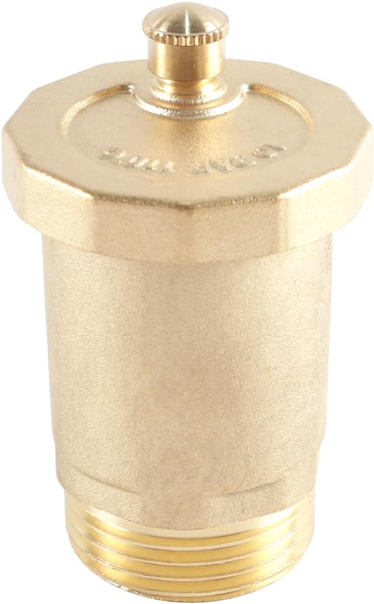 DN25 1" buitendraad, messing ontluchtingsventiel voor boiler, radiator, zonneboiler, watertank, opslagtank