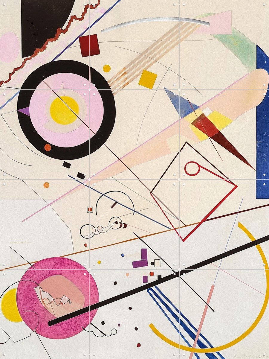 IXXI Floating Shapes, Artclaud - 60 x 80 cm - Gratis ophangtool - Grote wanddecoratie en posters - Speels, Geometrische Kunst, Minimalisme, Abstract