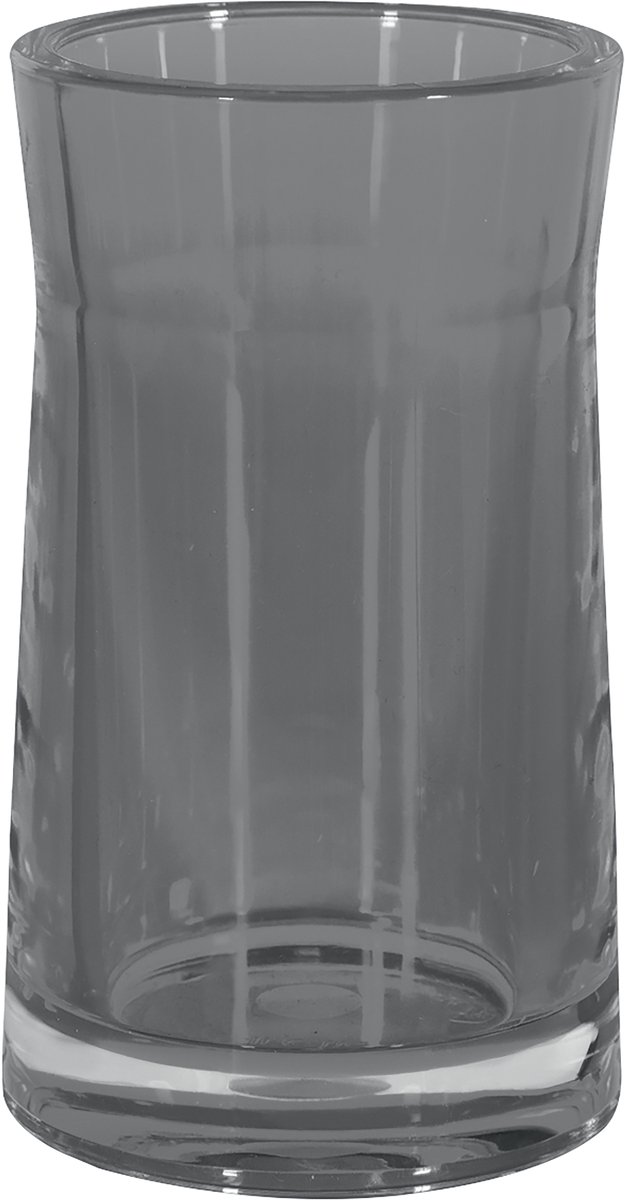 Spirella Sydney Tandenborstelhouder – Transparante Tumbler Badkamer Beker voor Tandenborstel en Tandpasta – 7x12 cm