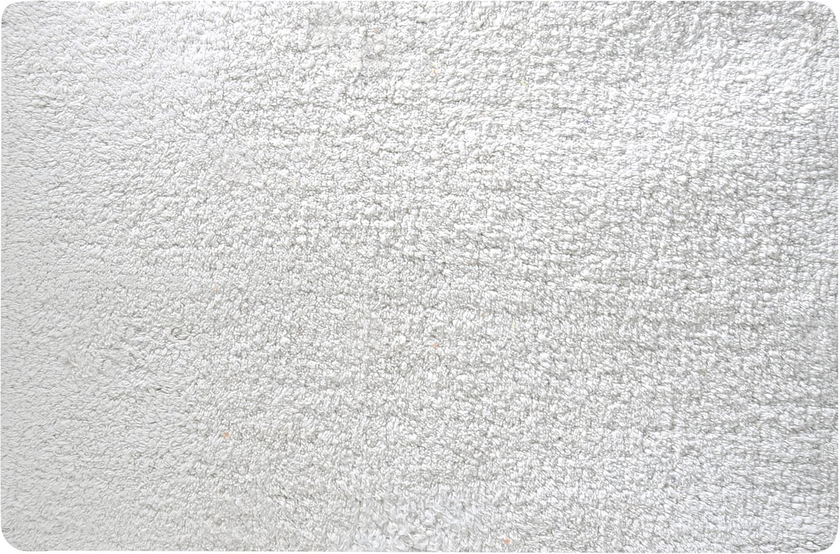 Spirella Carolina Badmat Wit – Zachte Badkamermat 55x65 cm – Absorberend Badkamertapijt voor Badkamer en Douche