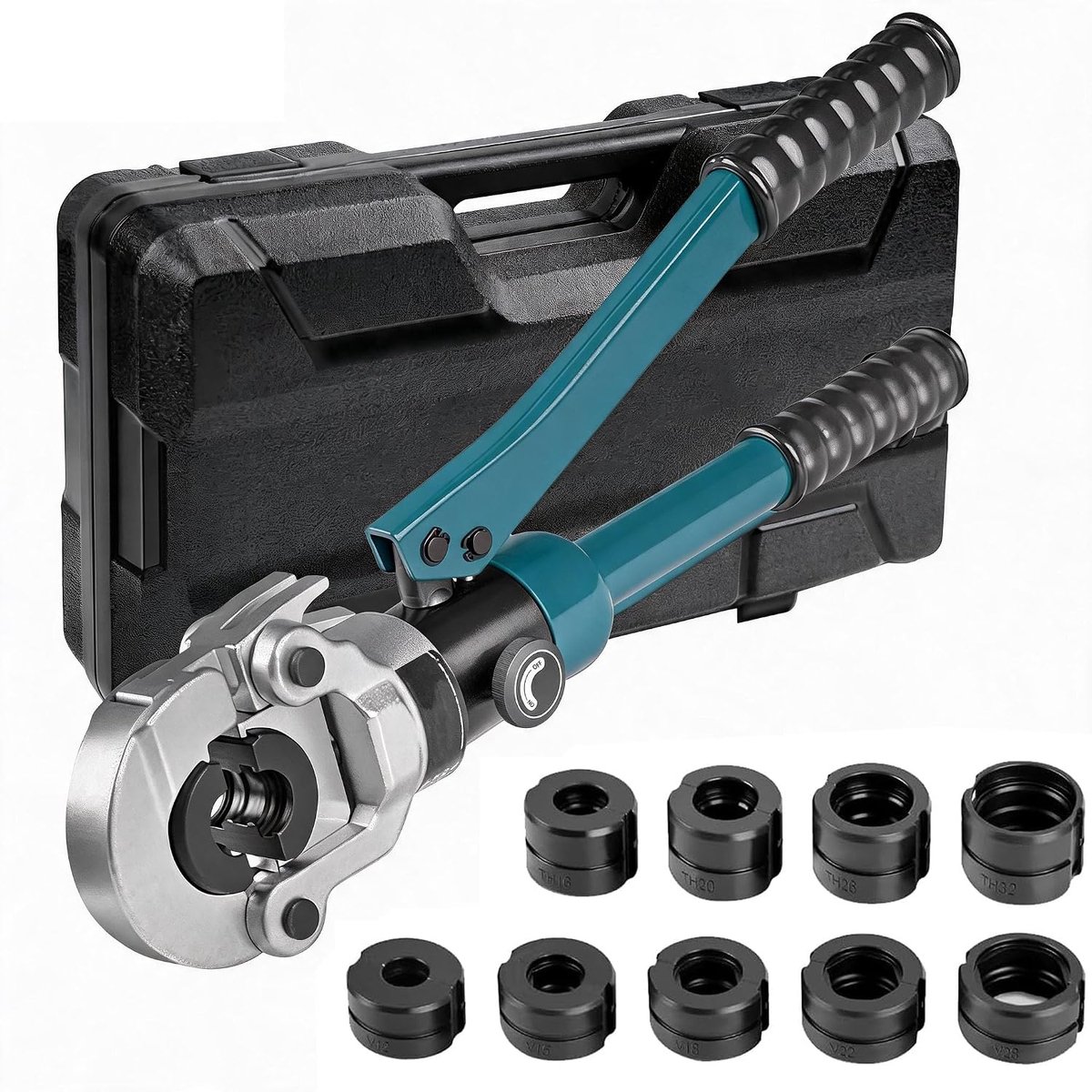 Perstang voor koperen buizen, composietbuizen van koper, handmatige tang voor het persen met V-profiel en profiel Th V12 V15 V18 V22 V28 E Th16 Th20 Th26 Th32 professioneel gereedschap