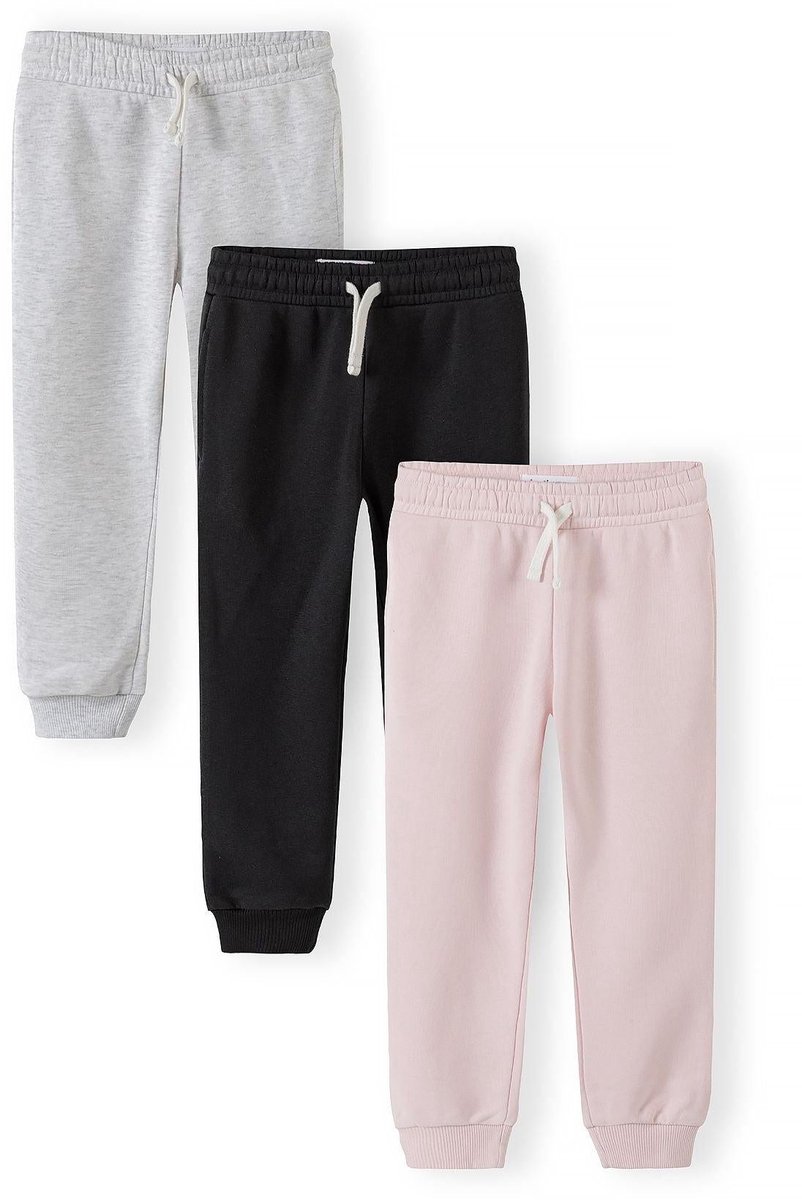 Minoti joggingbroek meisjes katoenmix - lichtroze