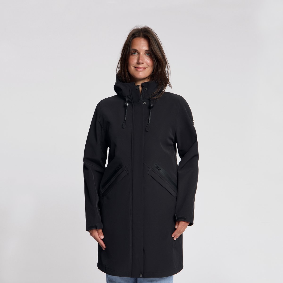 Travelin’ Nilda Dames Softshell Jas Waterdicht Zwart