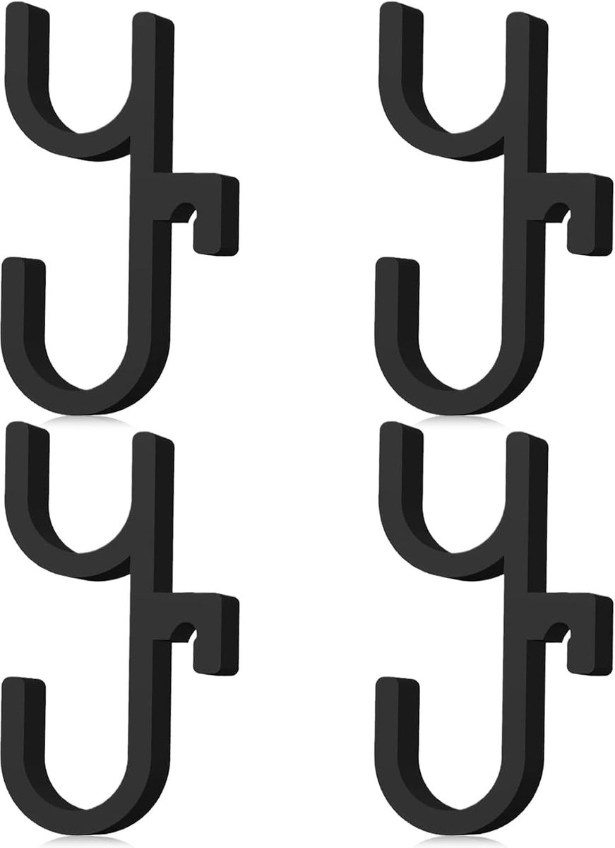 4 stuks, parapluhouder voor auto, kofferbak, universele parapluhouder, auto-parapluhouder voor SUV's, auto's, vrachtwagens, kofferbak, organizer, zwart