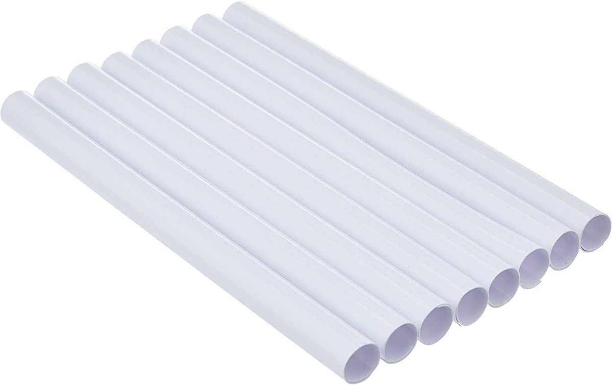 Snapfix Buisbekleding en Decoratiesysteem (wit), 8-voudig