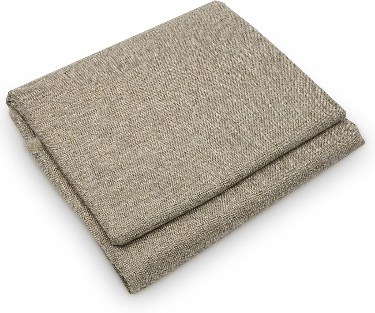 Stof per meter 250 cm x 148 cm, 235 (g/m²) linnen bekledingsstof, stof structuurstof voor meubelstof, gordijnstof, bank, stoel, doe-het-zelf kussens, tafelkleden, koffiebonen