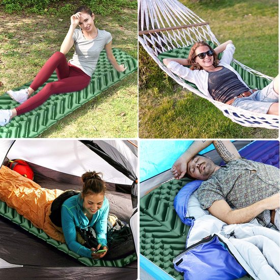 luchtmatras, licht, waterdicht, voor wandelen, outdoor, reizen, rugzak — afbeelding 5