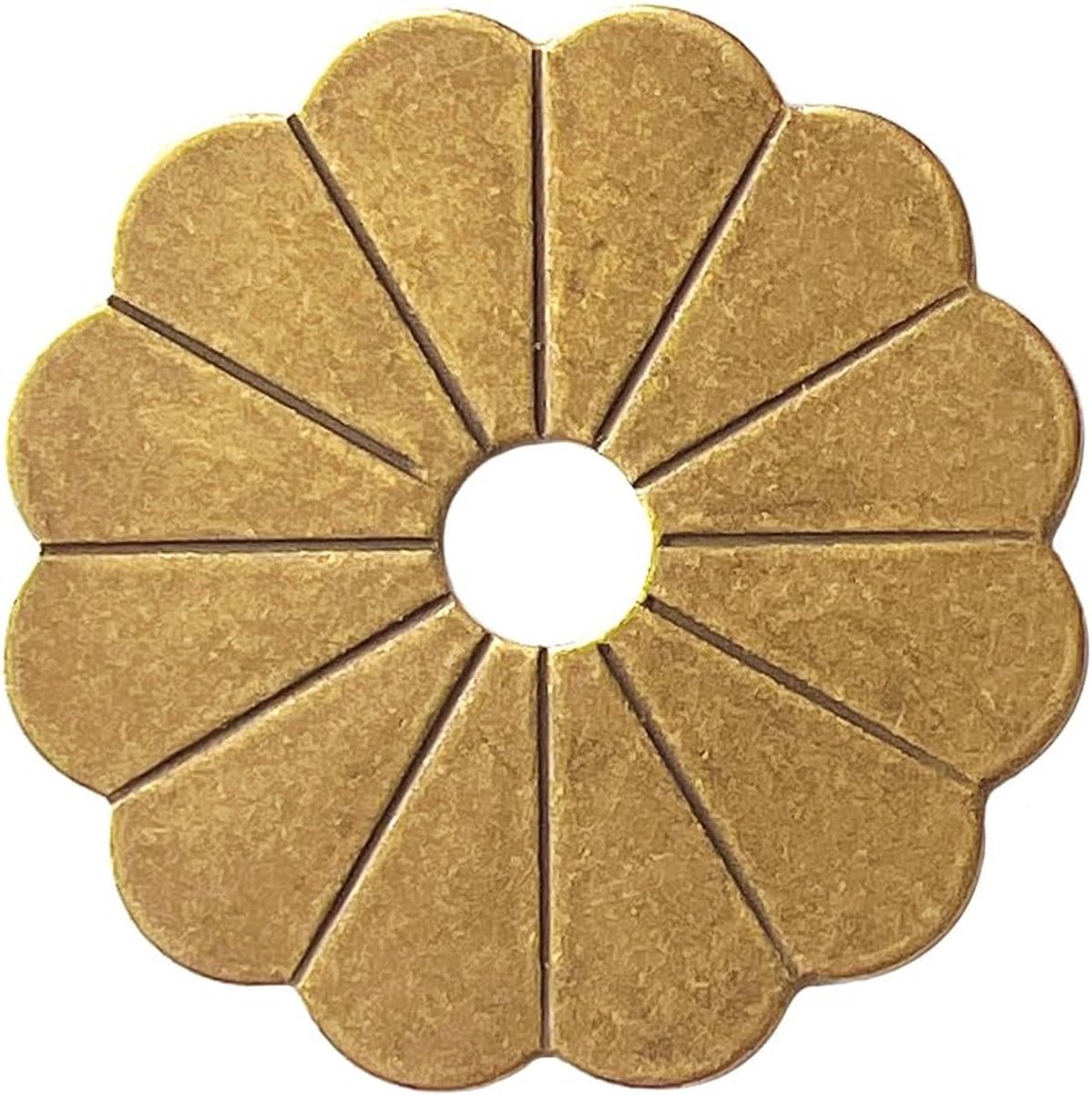 10Pcs Messing Achterplaat Wasmachines Klassieke Meubels Decoratie Pakking Messing Hardware Accessoires (Brons)