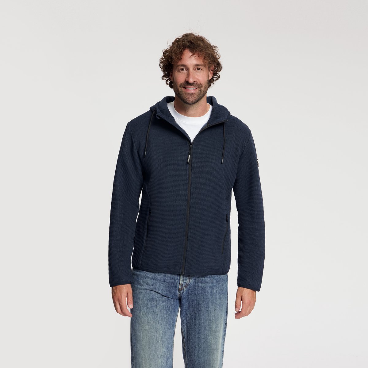 Travelin' Tyko Heren - Outdoorvest - Fleece - Navy