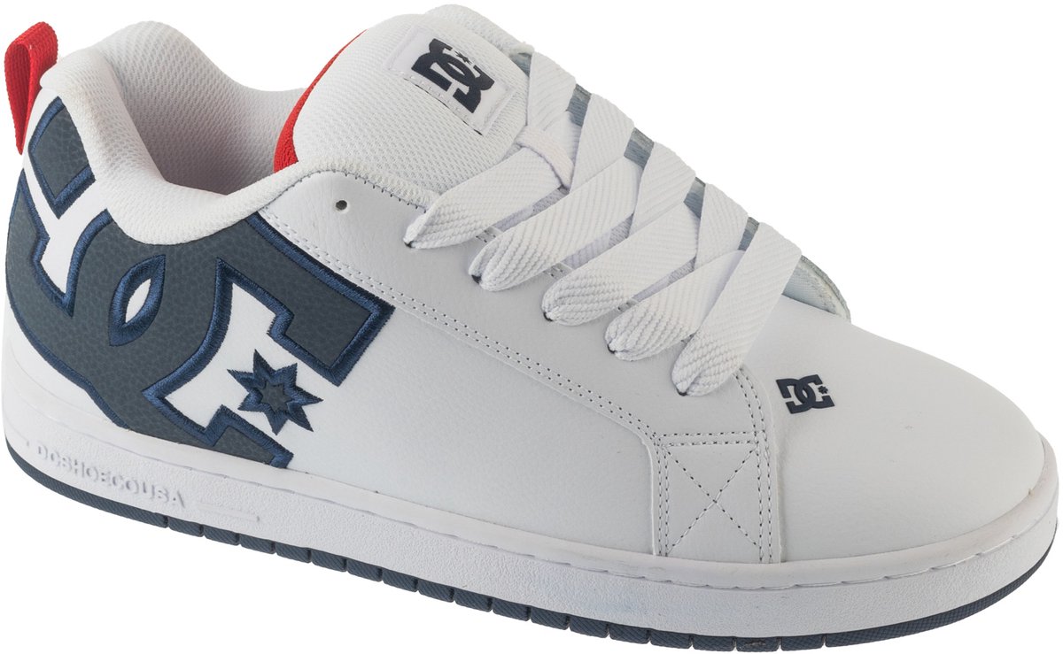DC Shoes Court Graffik Mannen Sneakers Wit