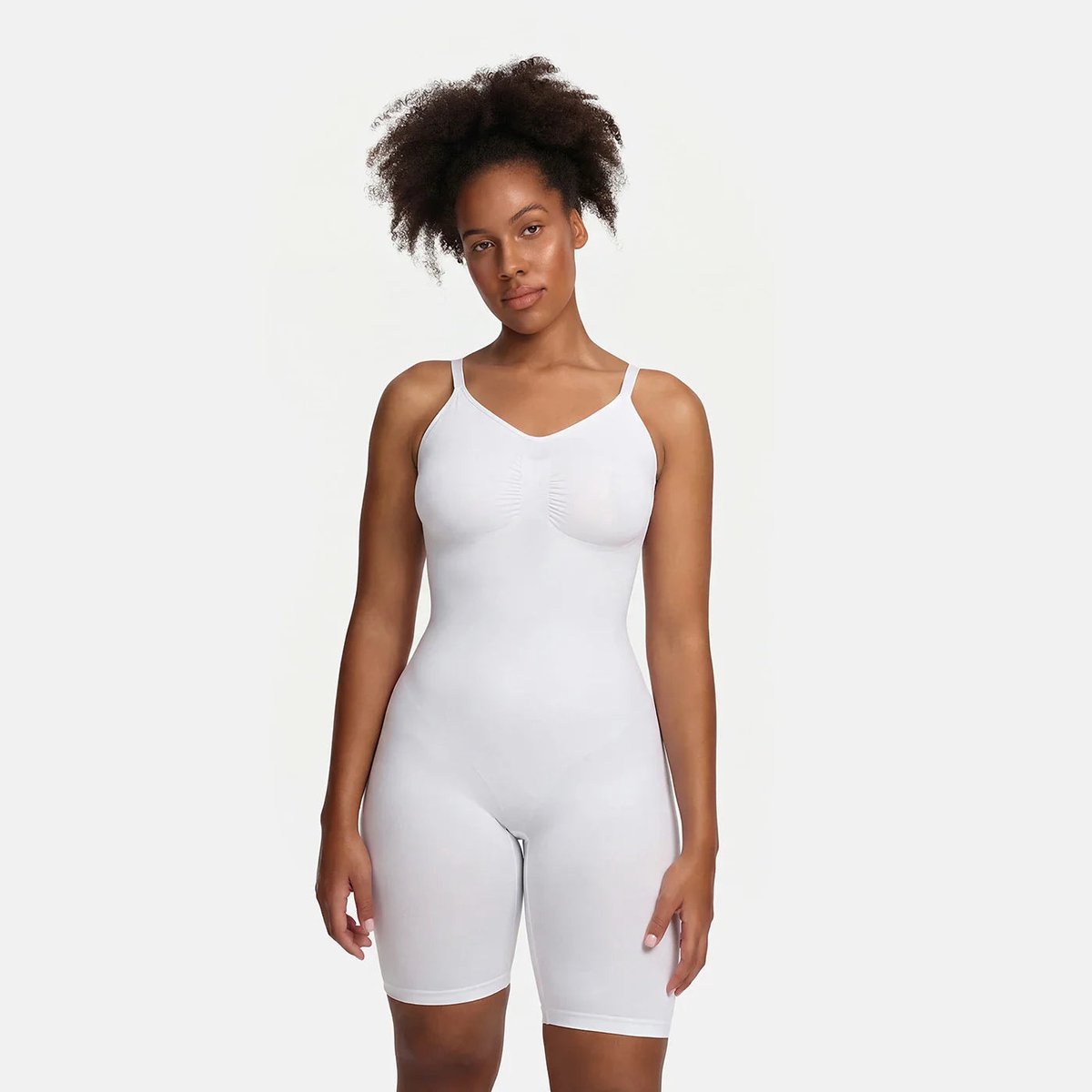 cfab by creamy fabrics Creamy Fabrics - Bodysuit Sculpting Shapewear Shorts - Ademend - Anti-Zweet - Ultra Zacht - Comfortabel - Sculptend - Perfect Voor Dagelijks Gebruik -