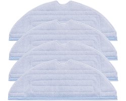 4x Microvezel Mop Pads Geschikt voor Roborock S7 S8 S7 Max Ultra VibraRise