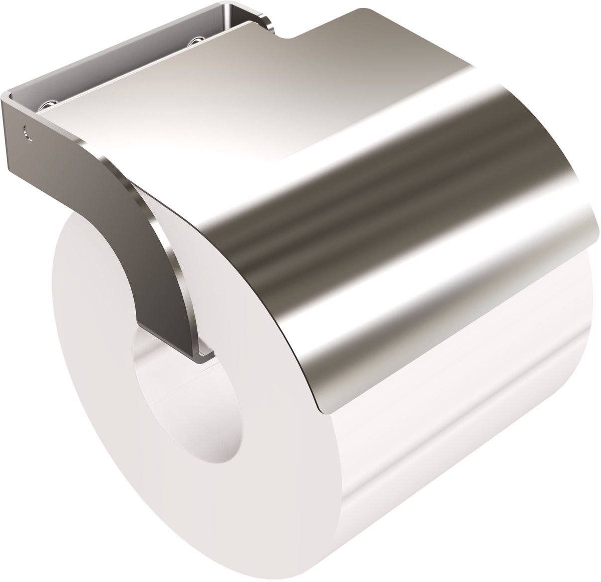 Andex TECHNIC RVS Toiletrolhouder met Klep - Gepolijst