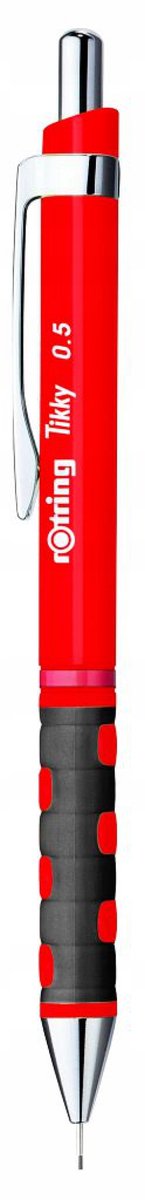 Rotring Tikky III 0,5 mm rood - automatisch potlood