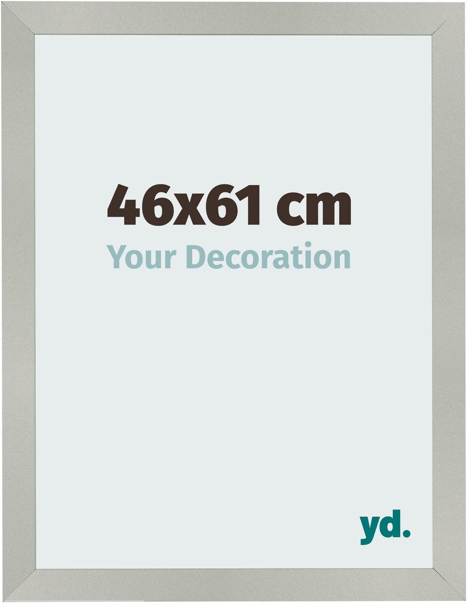Your Decoration - Fotolijst 46x61 cm - MDF - Zilver Mat - Bologna