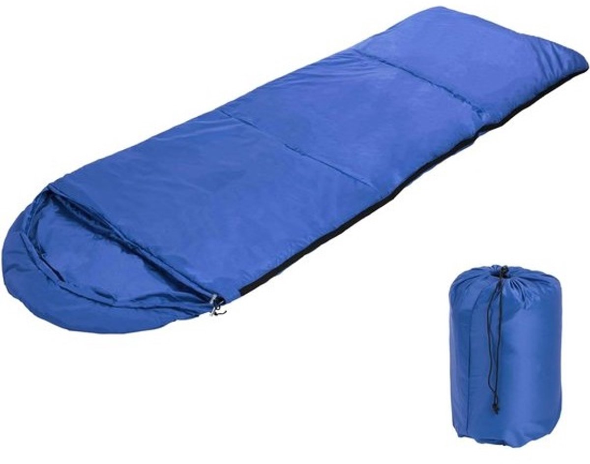 Ultralichte Slaapzak voor Camping en Outdoor, 210x75 cm, Waterafstotend Polyester, Geschikt voor 10-25 °C