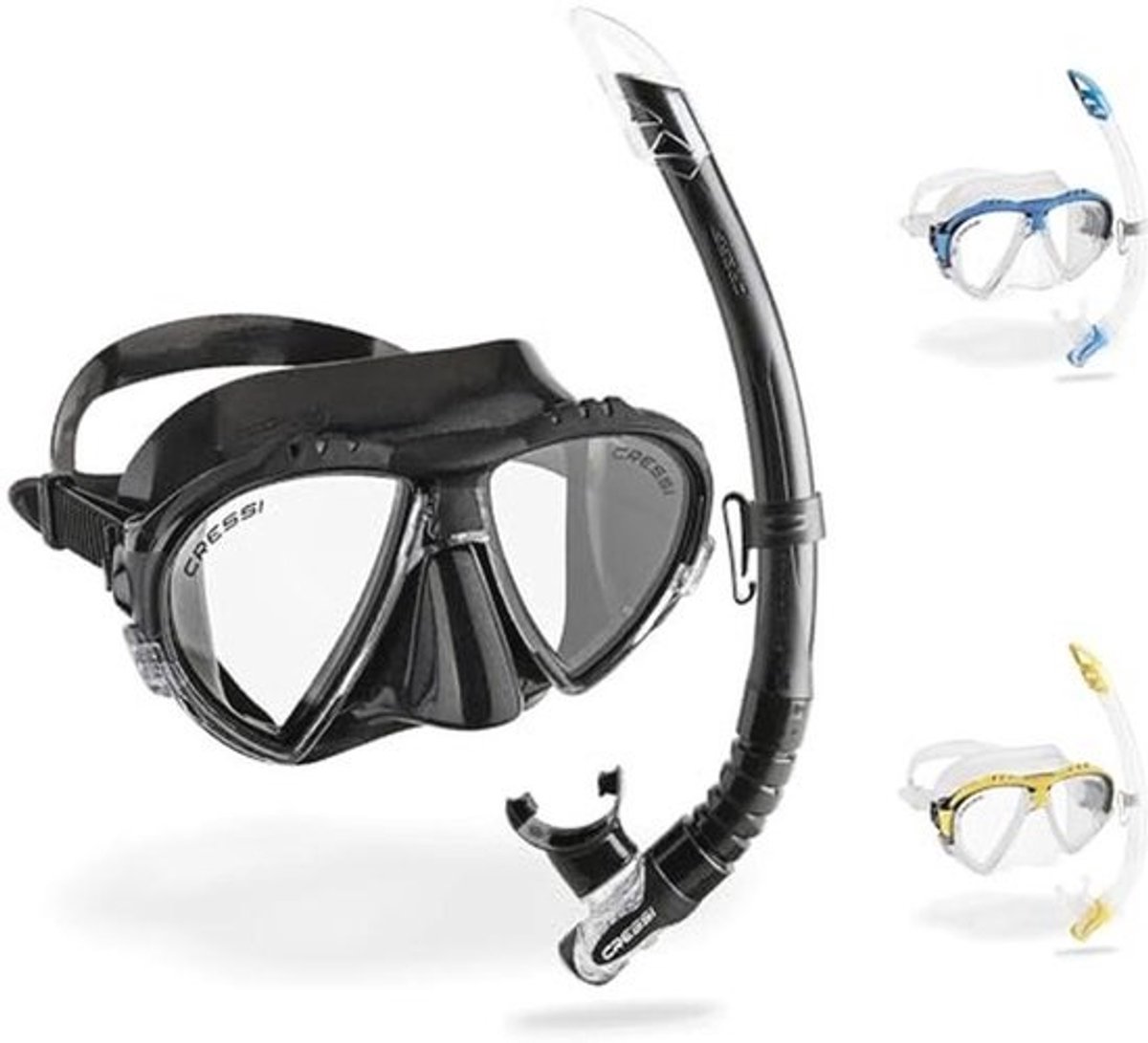 Masker en Snorkel Set voor Duiken en Snorkelen - Uniseks
