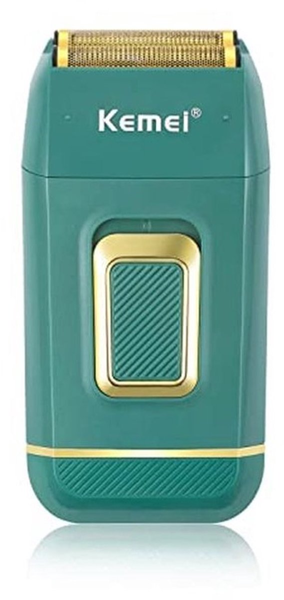 KEMEI Folie Scheerapparaat Dubbele Elektrische Scheerapparaat voor Mannen Elektrische Scheermessen Hoofd Scheerapparaat voor Kale Mannen Kapper Supplies Haar & Baard Trimmer Draadloze Oplaadbare