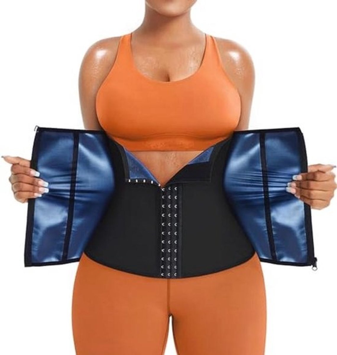 Heuptrainer voor Vrouwen - Taille Trimmer Corset en Tummy Wrap voor Sport en Zweet