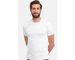 Comfortabel & Zijdezacht Bamboo Basics T-Shirts Ruben ronde hals (2-pack) - Wit - L
