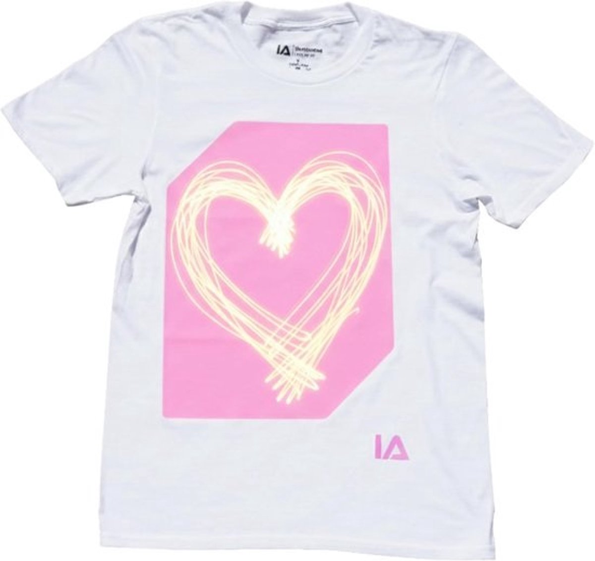 Interactief T-shirt - Glow in the Dark - Creatief Tekenen - Herbruikbaar Canvas - 12.7 x 1.78 cm - Zwart