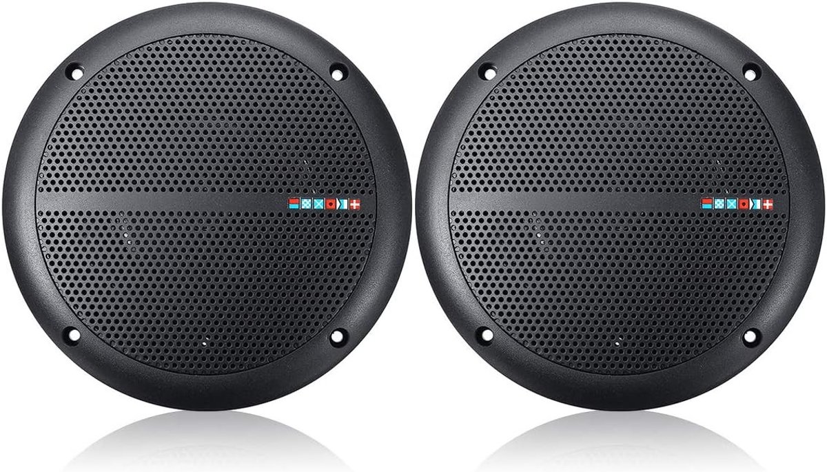 Compacte 7 Inch Waterdichte Audio Stereo Speakers voor Auto, Boot en ATV - Ideaal voor Buitengebruik