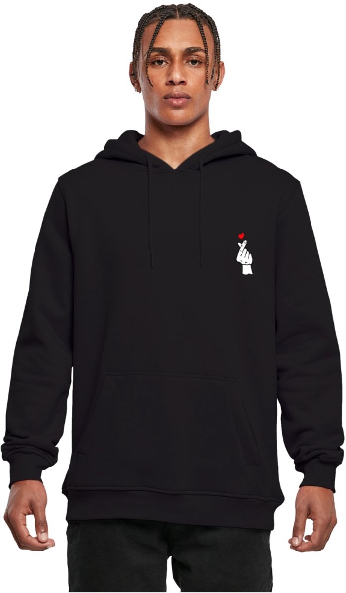 Mister Tee Love Sign 2.0 Hoodie/trui S Zwart