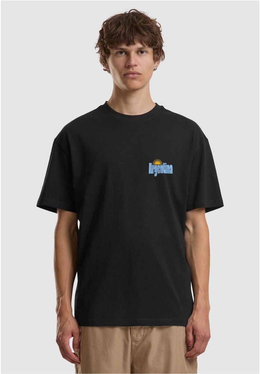Mister Tee Great Agentina Oversize Heren Tshirt L Zwart