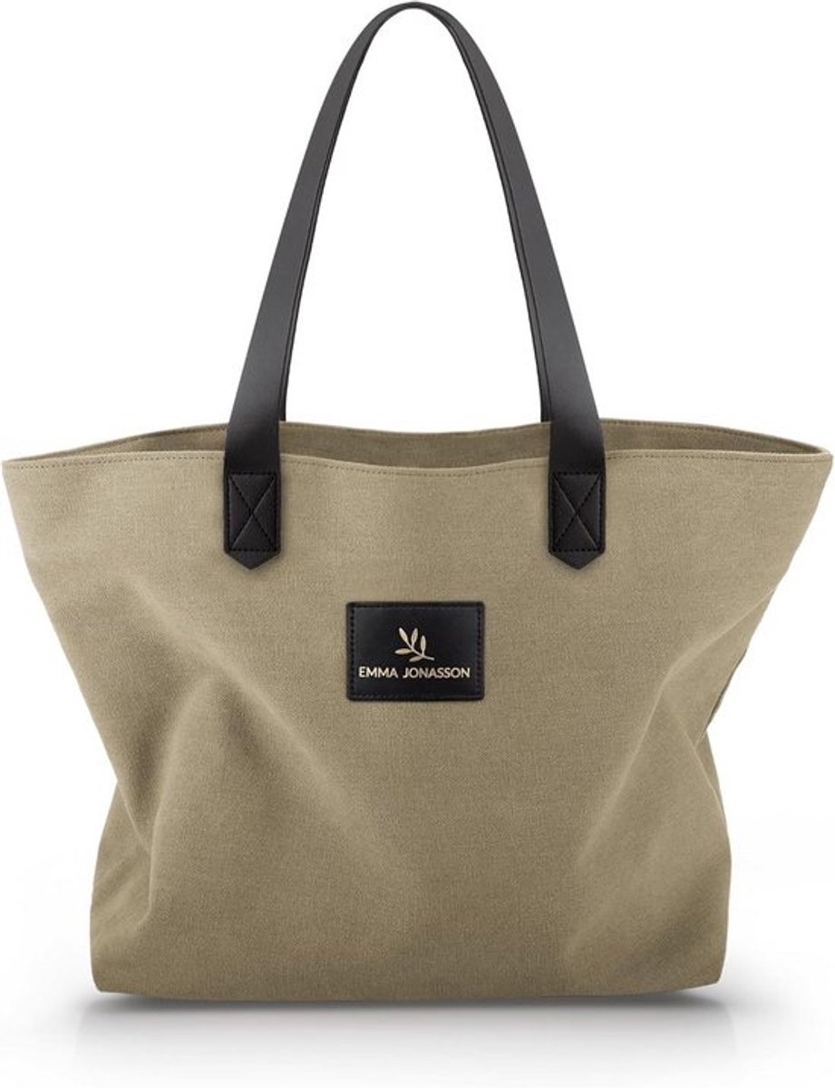 Stijlvolle Dames Shopper Tas met Ritssluiting en Binnenzak