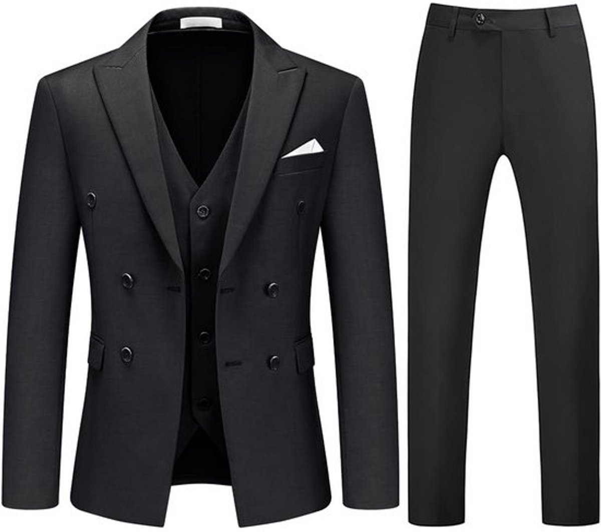 Heren 3-delig Pak Slim Fit voor Casual en Formele Gelegenheden
