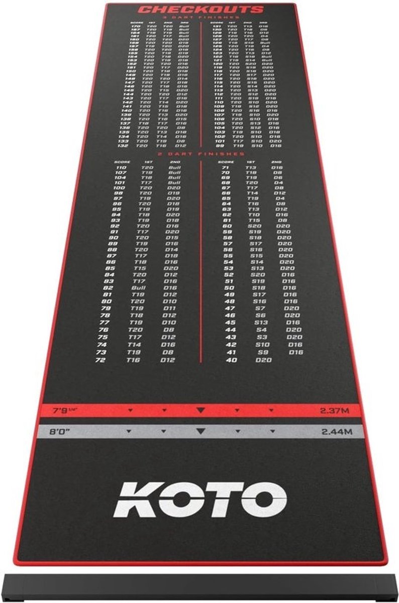 Dartmat voor Dartbord - Antislip Oche Tapijt voor Thuisgebruik