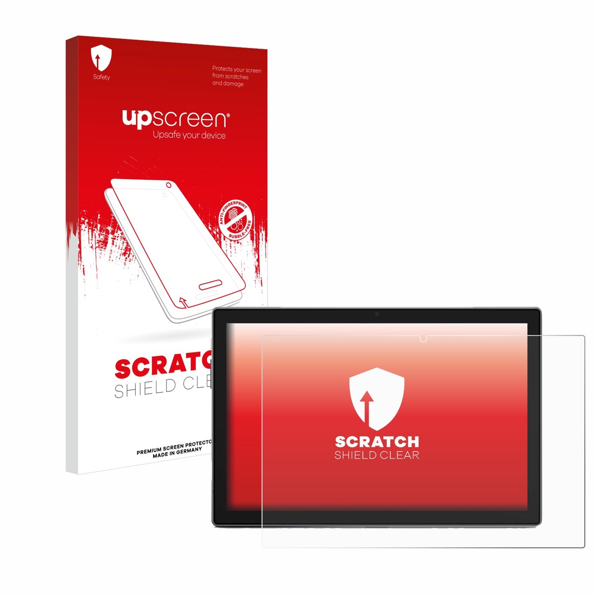upscreen - Screenprotector voor Blackview Tab 9 - Folie Beschermfolie transparant