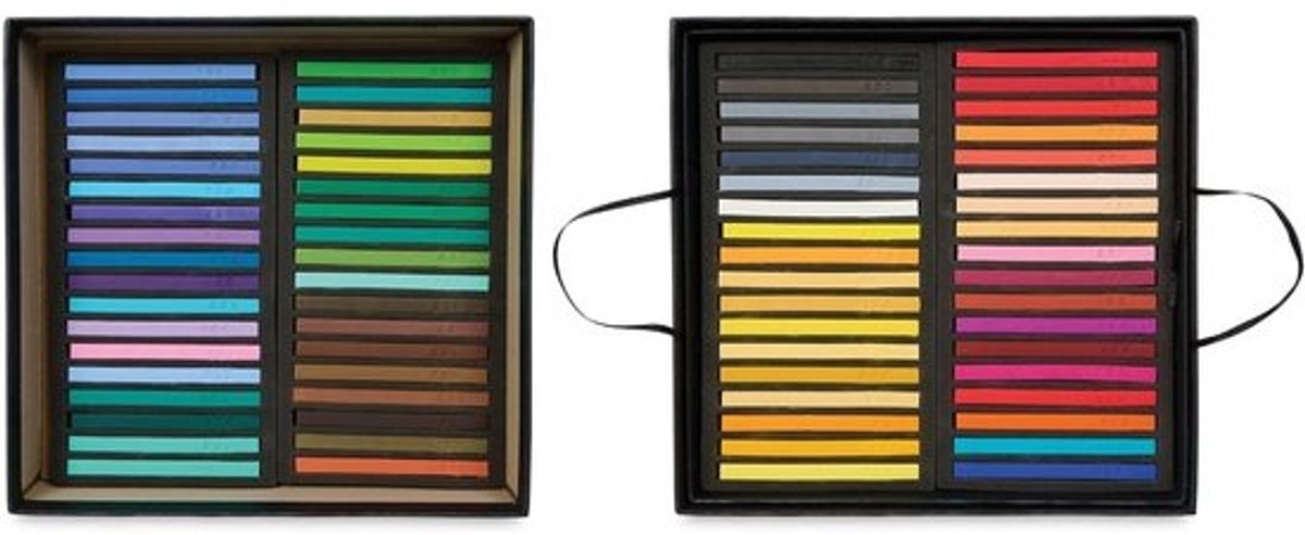 Hard Vierkant Pastels Set van 72 Zacht en Levendig
