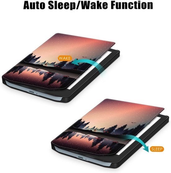 Magnetisch hoesje voor PocketBook Verse en Verse Pro 6 inch met automatische slaap/waakfunctie — afbeelding 2