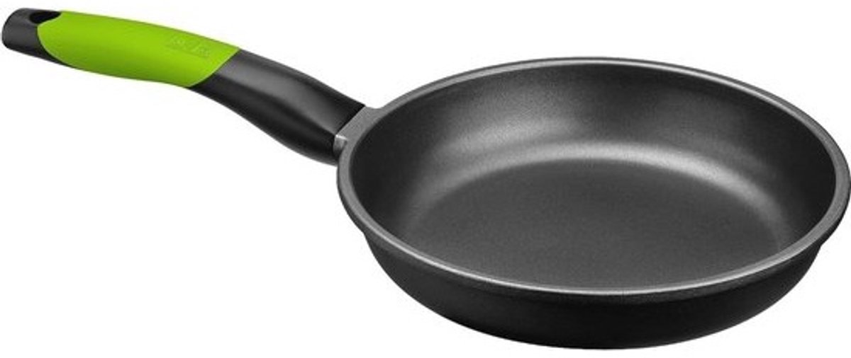 Frituurpan 30 cm van gegoten aluminium met Teflon antiaanbaklaag - Geschikt voor inductie en oven
