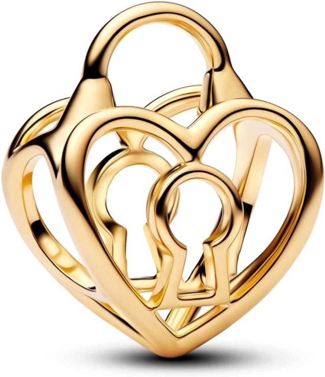 Dames Bedel - Sieraad Hanger - Armband Versieren - Liefdesthema Ontwerp - 50x30x10mm - Goud