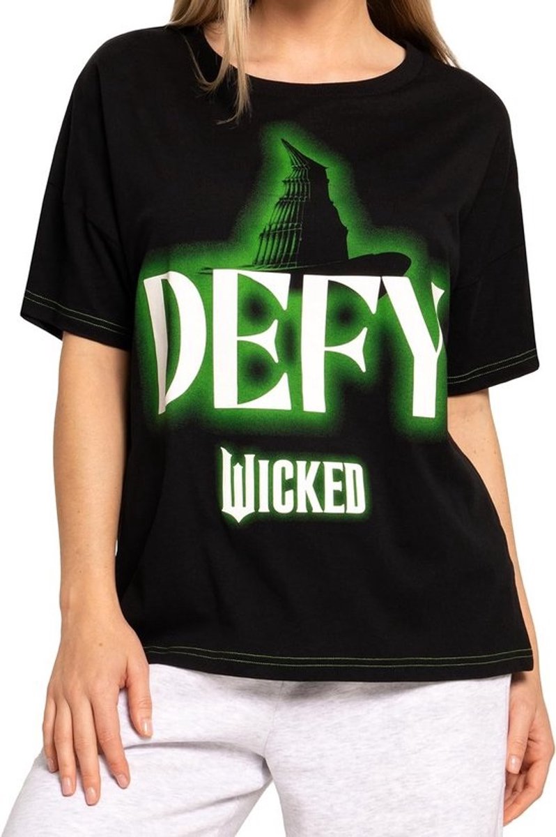 Dames T-Shirt Groene Heks Ontwerp Katoen - Maten S t/m XXL