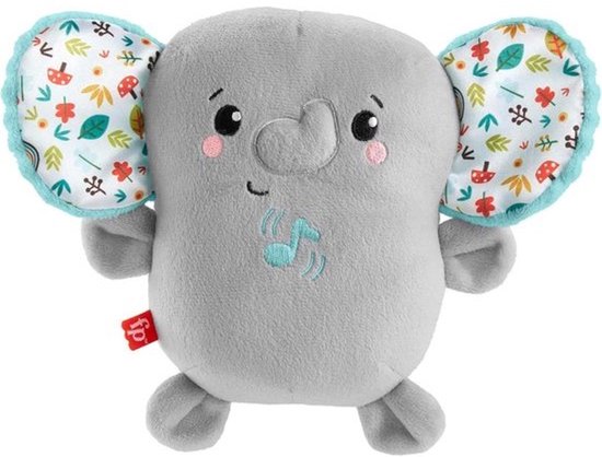 Pluche Olifant Slaapknuffel met Rustgevende Vibratie en Muziek voor Baby's — afbeelding 3